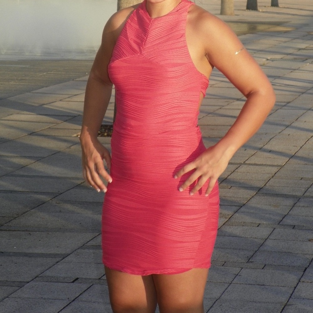 Coral Homecoming / Cocktail Dress